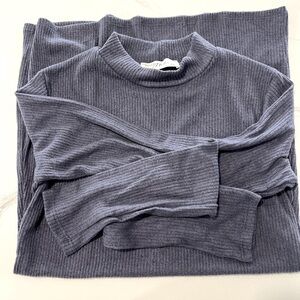 Pink Blush Maternity - Navy Ribbed Sweater - Size S NWOT